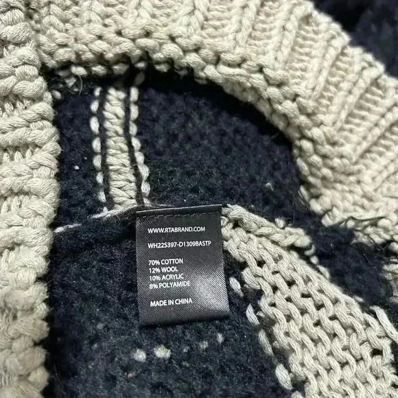 RtA Akamu Striped Mini Dress Size Small $395 Silk Cotton Semi Sheer Designer - Picture 15 of 15